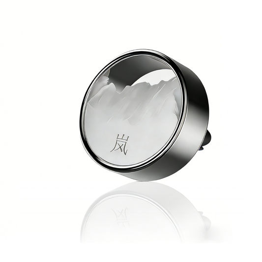 Urlife Signature Alloy & Walnut Car Diffuser – Subtle Luxury Scent Alloy