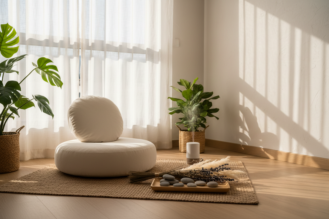 How to Create a Focused Home Yoga Space with Essential Oils