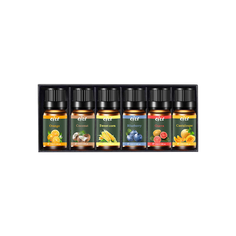 Fruit Series Essential Oils | 10ml Single & 6-Scent Gift Set Fruit Fruit Collection Set – 6 × 10ml