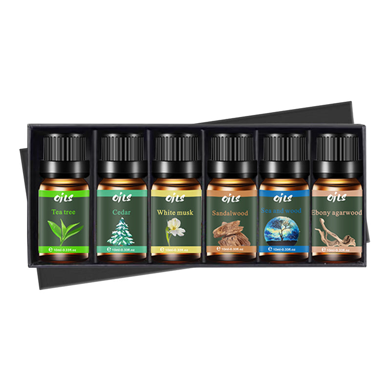 Wood Series Essential Oils | 10ml Single or 6-Scent Gift Set